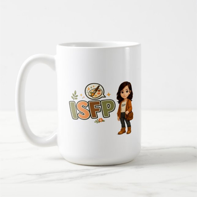 Caneca De Café ISFP — A Artista Livre (Esquerda)
