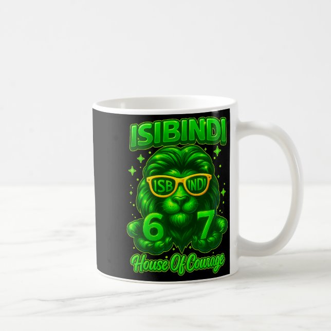 Caneca De Café Isibindi House Of Courage School System 6 7 Funny  (Direita)