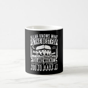 Caneca De Café Islã - Alá Sabe O Que É Melhor Para Você