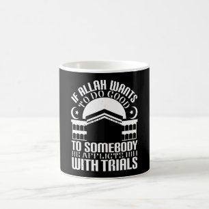 Caneca De Café Islã - Se Alá quer fazer o bem