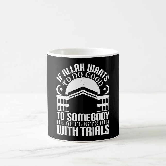 Caneca De Café Islã - Se Alá quer fazer o bem (Centro)