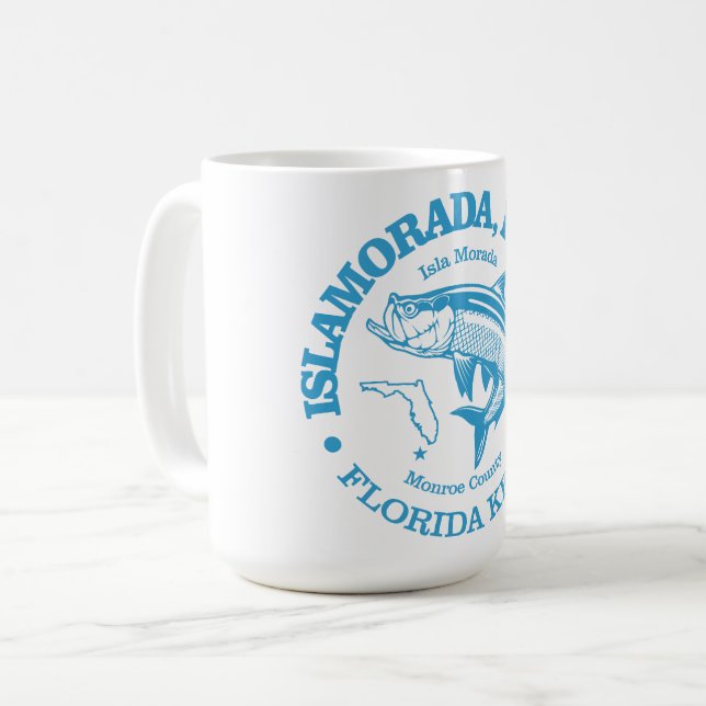 Caneca De Café Islamorada (tarpon) (Frente Esquerda)