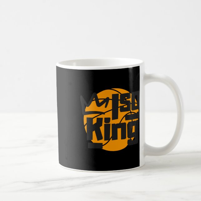 Caneca De Café Isolamento de Basquete King One Man Show (Direita)