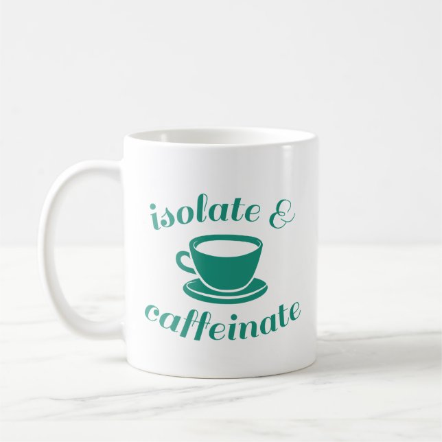 Caneca De Café Isolar E Cafeinato (Esquerda)