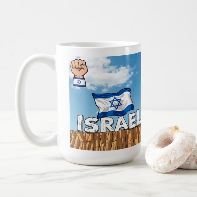 Caneca De Café Israel  (Com Donut)