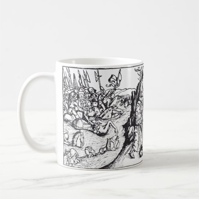 Caneca De Café Israel cruza o Mar Vermelho (Esquerda)