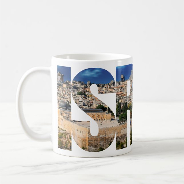 Caneca De Café Israel Jerusalém (Esquerda)