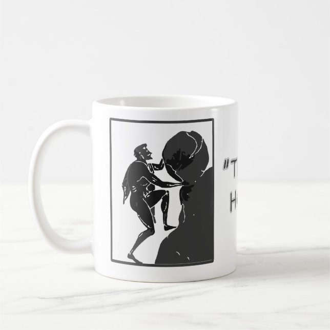 Caneca De Café Isso é apenas como eu rolo --Sisyphus (Esquerda)