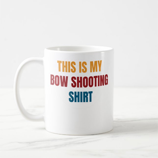 Caneca De Café Isso É Meu Arco De Tiro Arquearia EUA (Esquerda)