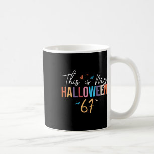 Caneca De Café Isso É o Meu Halloween 67 Meme Divertido Seis Sete