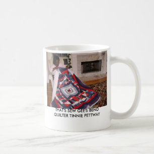 CANECA DE CAFÉ ISSO É SEW GEE A CURVATURA QUILTER TINNIE…