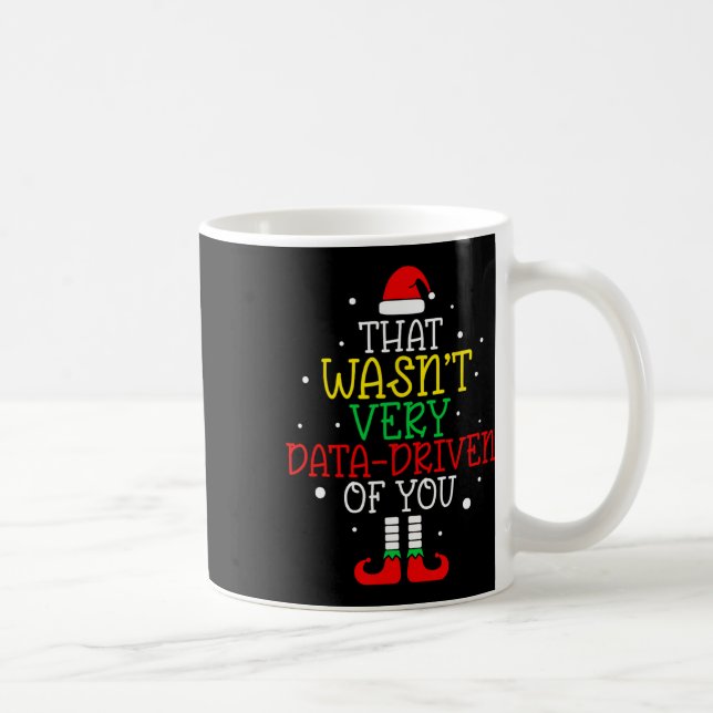 Caneca De Café Isso não foi feito com dados de Natal (Direita)