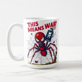 Caneca De Café Isso Significa Guerra! – A Vingança da Aranha