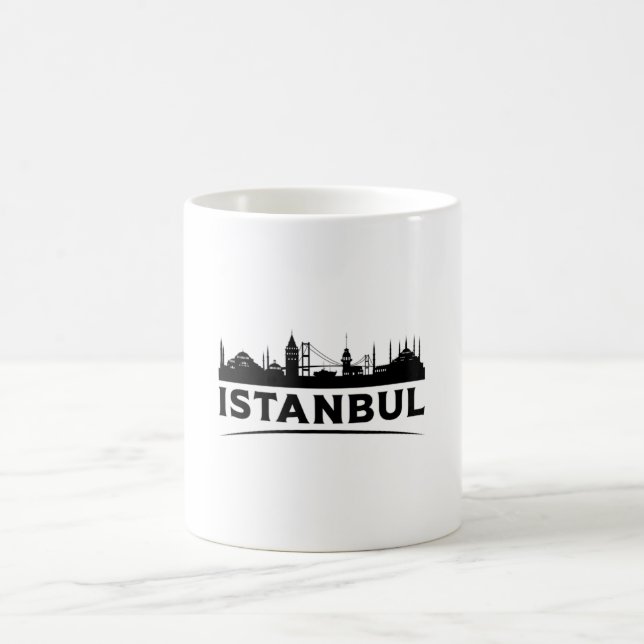 Caneca De Café Istambul Turquia Cidade Cidade da Turquia - Skylin (Centro)