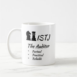 Caneca De Café ISTJ MBTI Myers-Briggs Tipo Personalidade do Indic