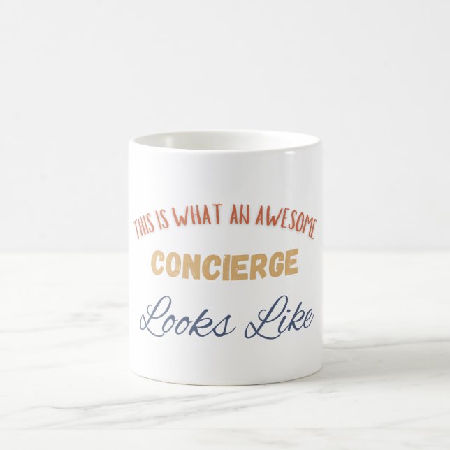 Caneca De Café Isto É Como É Um Concierge Incrível (Centro)