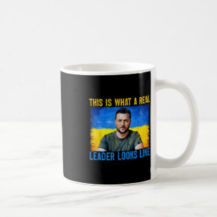 Caneca De Café Isto É Como Um Verdadeiro Líder Parece Volodymyr Z