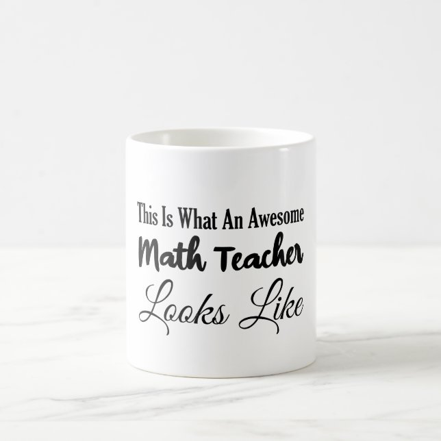 Caneca De Café Isto É O Que Parece Um Fantástico Professor De Mat (Centro)