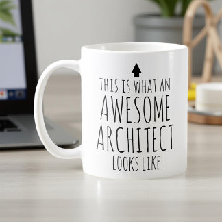 Caneca De Café Isto é o que um arquiteto incrível parece