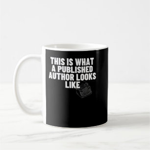 Caneca De Café Isto é o que um autor publicado parece engraçado