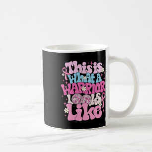 Caneca De Café Isto É O Que Um Guerreiro Parece Com Cancer De Mam