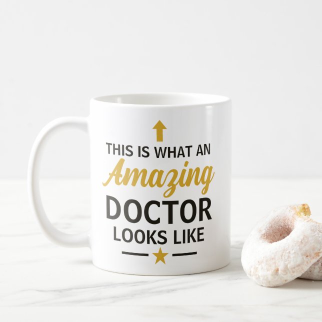 Caneca De Café Isto é o que um médico incrível parece personaliza (Com Donut)