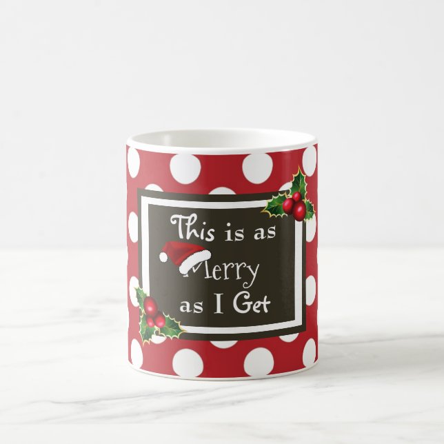 Caneca De Café "Isto É Tão Feliz Quanto Consigo" (Centro)