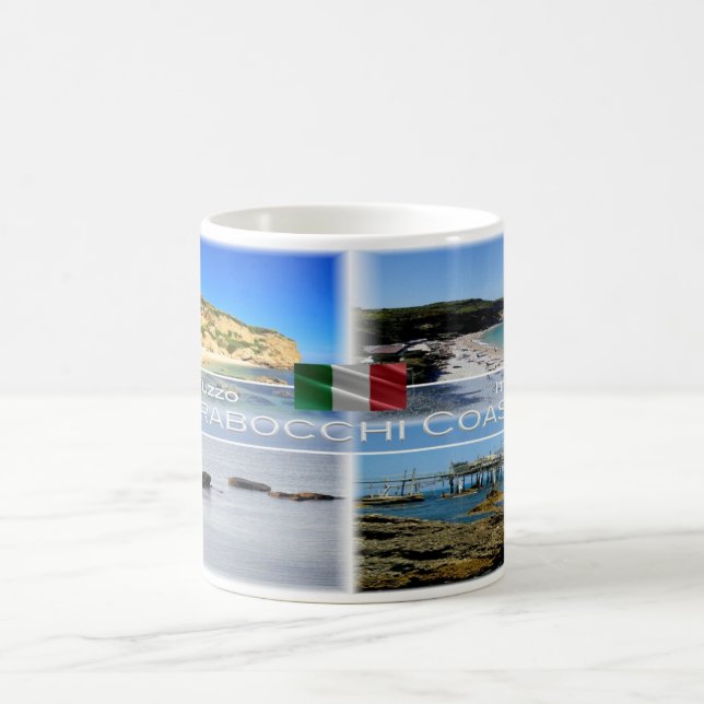 Caneca De Café IT Itália - Abruzzo - Costa Trabocchi - (Centro)