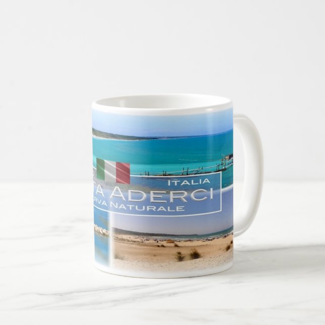 Caneca De Café IT Itália - Abruzzo - Punta Aderci - (Frente Esquerda)