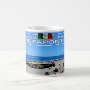 Caneca De Café IT Itália - Basilicata - Pantano di Poligoro -