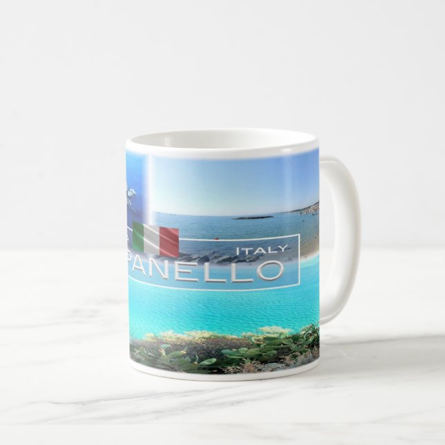 Caneca De Café IT Itália - Calábria - Copanello - (Frente Esquerda)