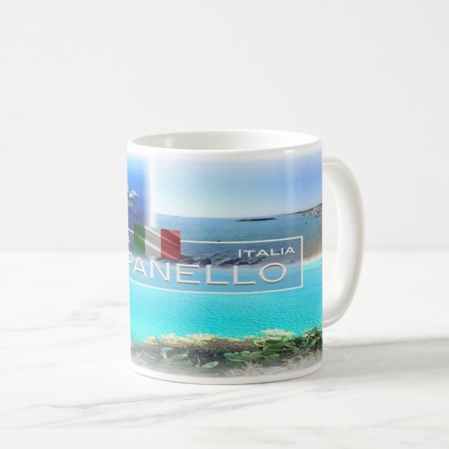 Caneca De Café IT Itália - Calábria - Copanello - (Frente Esquerda)