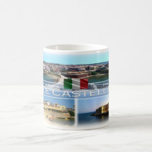 Caneca De Café IT Itália - Calábria - Le Castella -