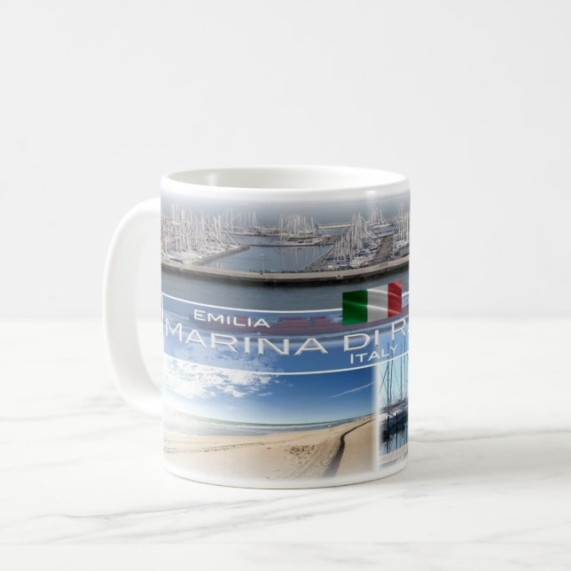 Caneca De Café IT Itália - Emilia Romagna - Marina di Ravenna (Frente Esquerda)