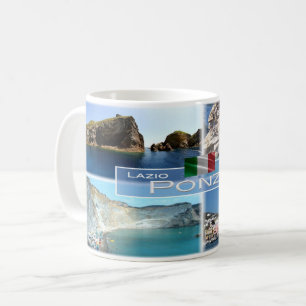 Caneca De Café IT Itália - Lácio - Ponza -