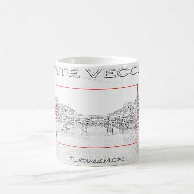 Caneca De Café IT Itália - Ponte Vecchio - Florença - (Centro)