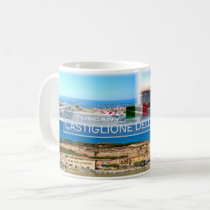 Caneca De Café IT Itália - Toscana - Castiglione della Pescaia -