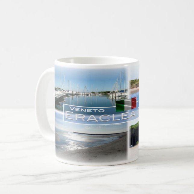 Caneca De Café IT Itália - Veneto - Eraclea Mare - (Frente Esquerda)