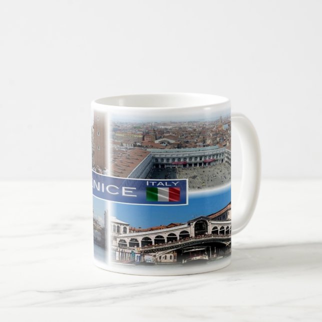 Caneca De Café IT Itália - Veneza - (Frente Esquerda)