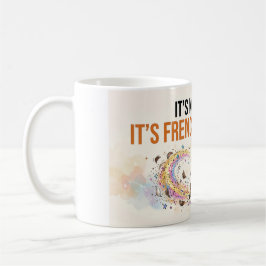 Caneca De Café It’s Not Hair It’s Frenchie Glitter Funny Dog Desi