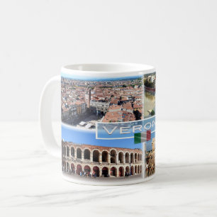 Caneca De Café IT Verona - Arena Internally - Castelvecchio Bridg