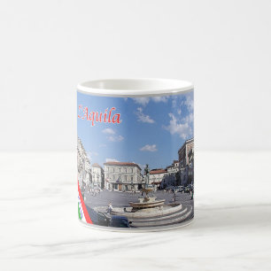 Caneca De Café Itália - Abruzzo - L'Aquila -
