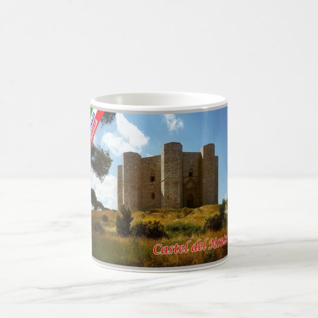 Caneca De Café Itália - Apúlia - Castel del Monte - (Centro)