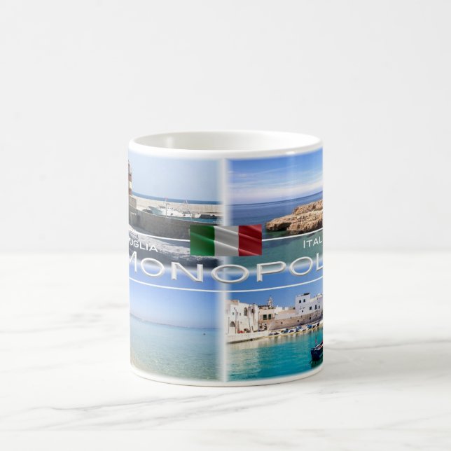 Caneca De Café Itália - Apúlia - Monopoli - (Centro)