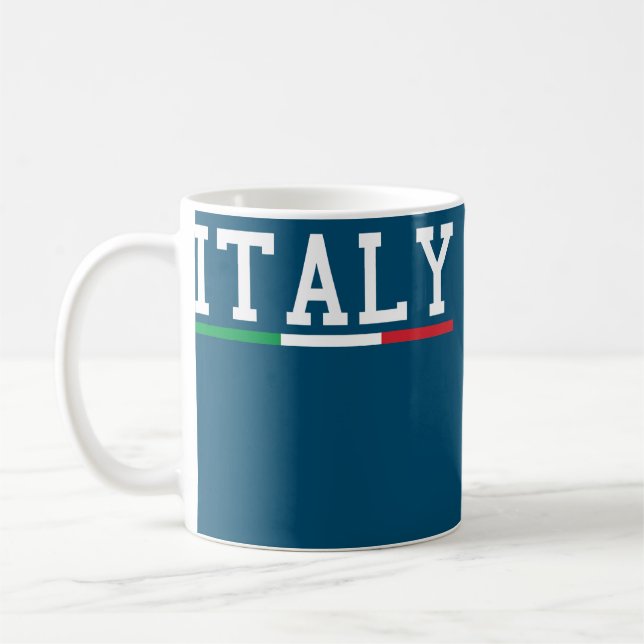 Caneca De Café Itália Bandeira Orgulho Italiano Vacinação Itália (Esquerda)
