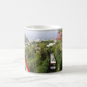 Caneca De Café Itália - Campânia - Capri - The Funicular -