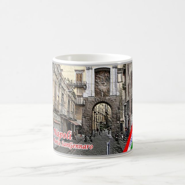 Caneca De Café Itália - Campânia - Nápoles - Porta San Gennaro - (Centro)
