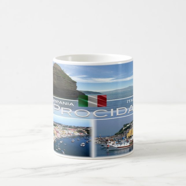 Caneca De Café Itália # Campania - Procida - (Centro)