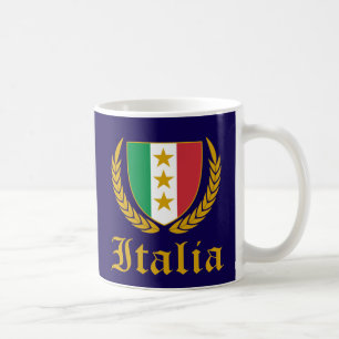 Caneca De Café Italia Crest