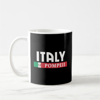 Caneca De Café Itália E Destino De Pompeia